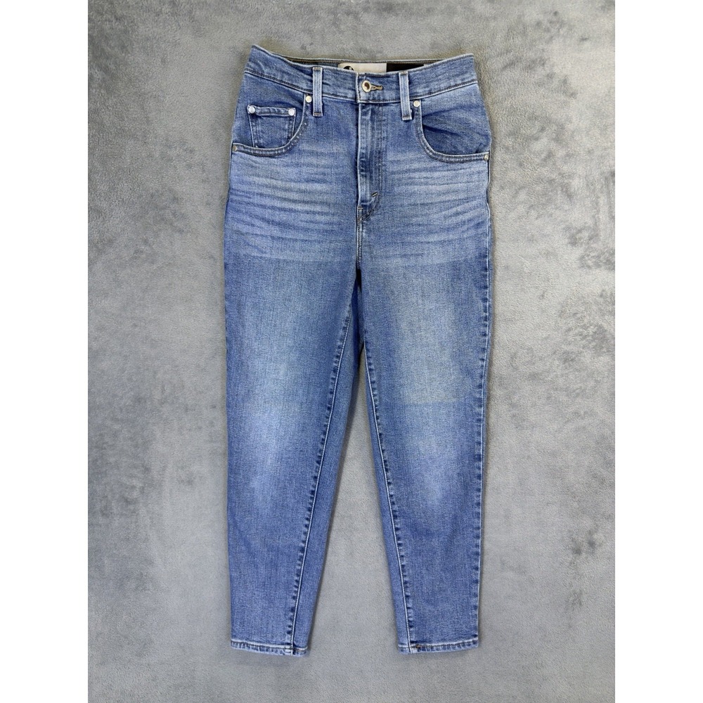 Levis Silver Tab Jeans Womens 26 Blue Mom Medium Wash Denim High Rise Relaxed‎